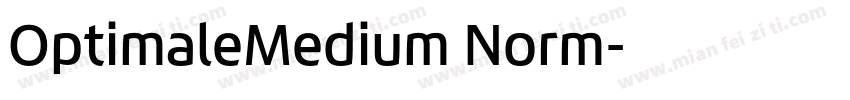OptimaleMedium Norm字体转换